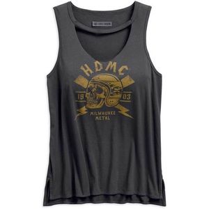 Harley-Davidson HDMC Skull Graphic Tank Top